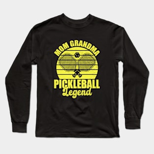 Mom Grandma Pickleball Legend Player Funny PickleBall Long Sleeve T-Shirt